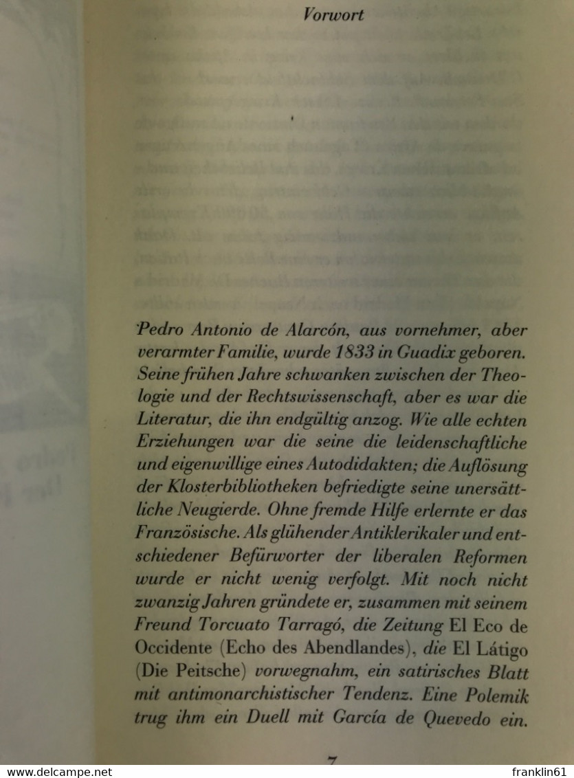 Die Meisterwerke Der Phantastischen Weltliteratur. Pedro Antonio De Alarcón. Der Freund Des Todes. Argentinisc - Science Fiction