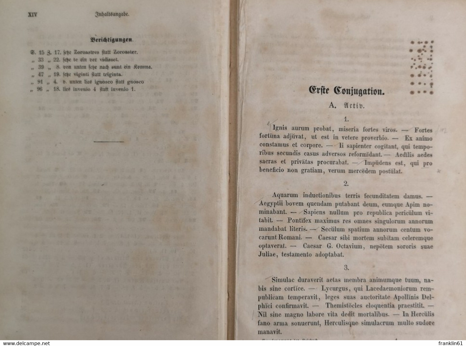 Lateinisches Lesebuch Für Die Unteren Klassen Der Lateinischen Schulen. - Livres Scolaires