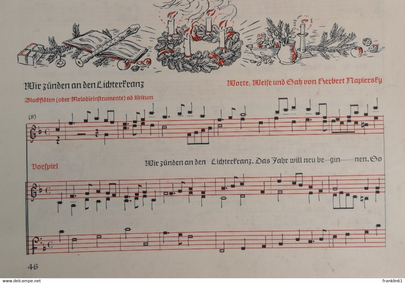 Lieder Zur Weihnachtszeit.  Instrumentalausgabe. - Musica
