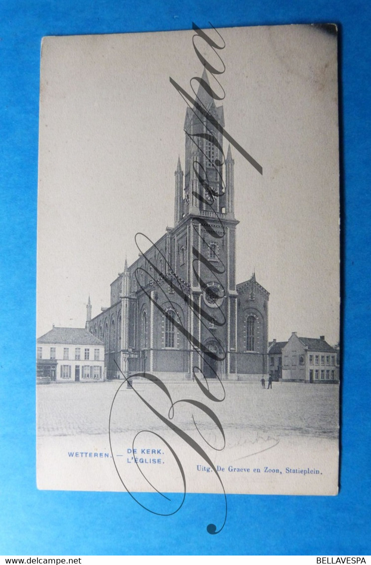 Wetteren  Kerk  H.Gertrudus 2 X Cpa - Wetteren