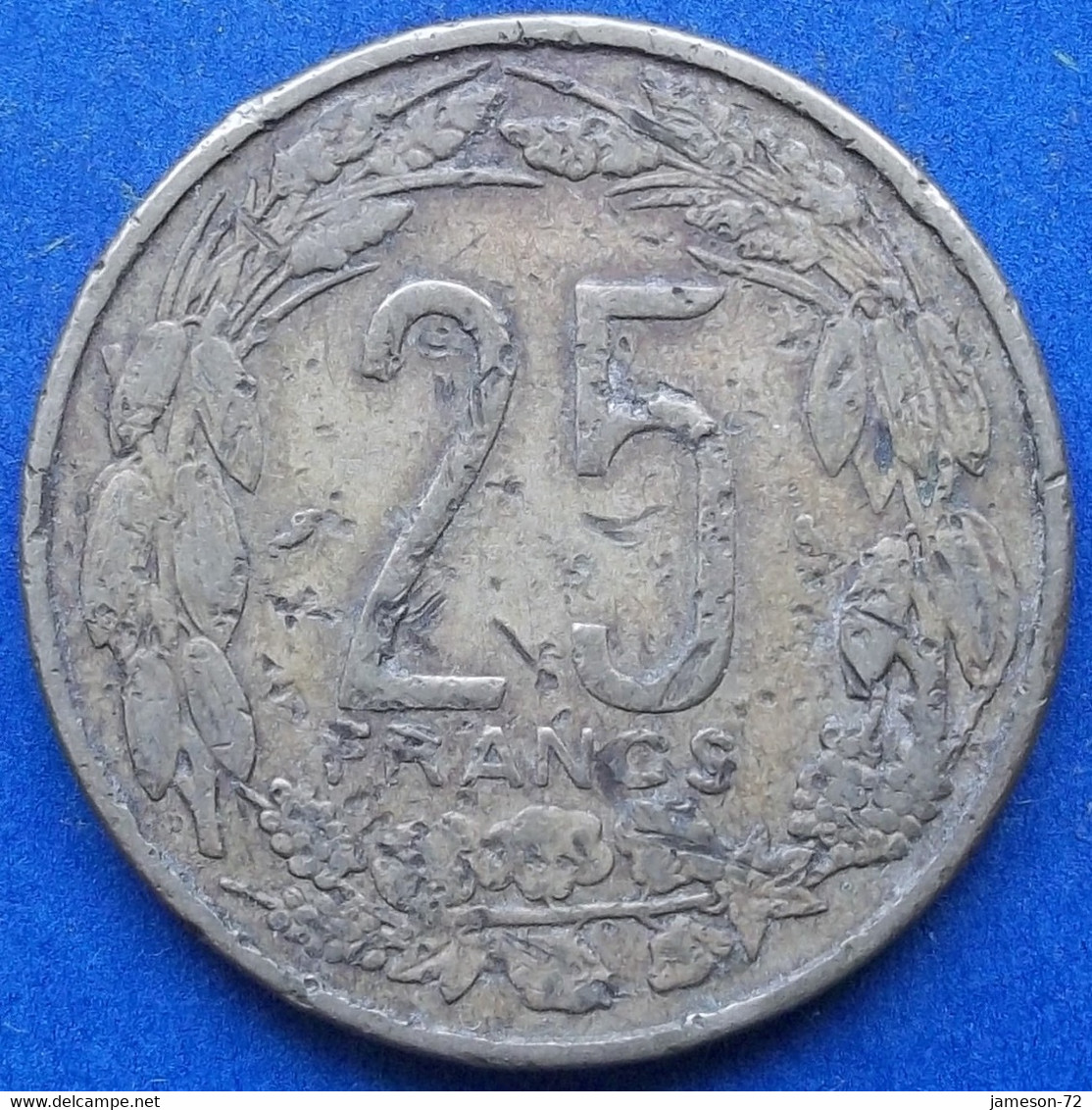 CAMEROON · EQUATORIAL AFRICAN STATES - 25 Francs 1972 KM# 4a Independent Republic (1960) - Edelweiss Coins - Kamerun