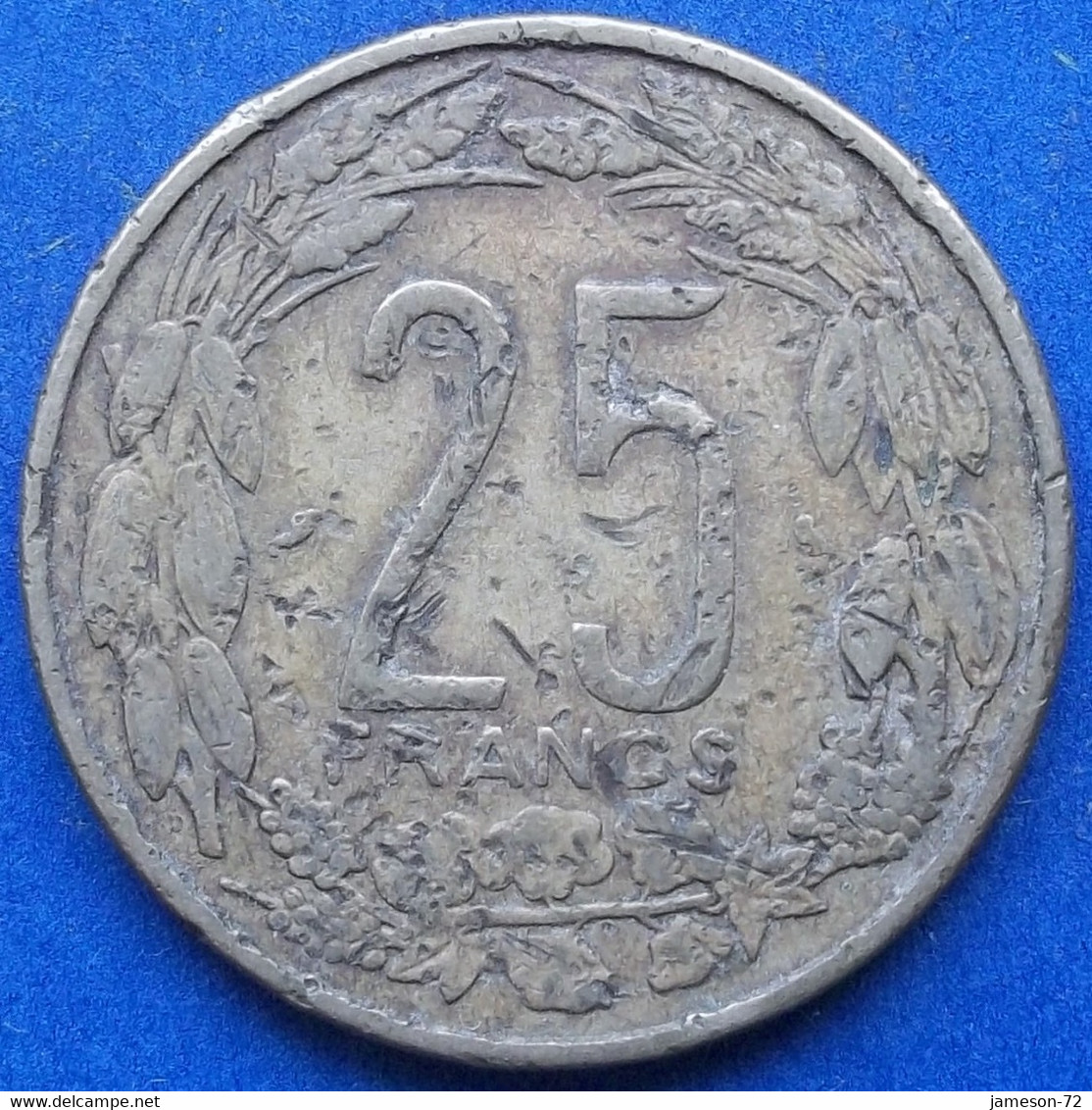 CAMEROON · EQUATORIAL AFRICAN STATES - 25 Francs 1972 KM# 4a Independent Republic (1960) - Edelweiss Coins - Cameroun