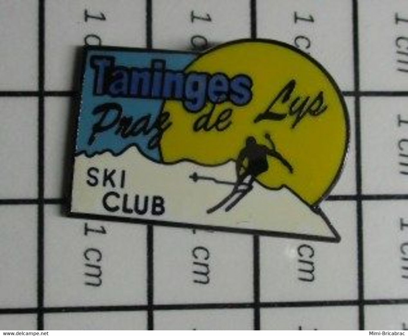 512g1 Pin's Pins / Beau Et Rare / SPORTS / TANINGES PRAZ DE LYS SKI CLUB Haute-Savoie, En Région Auvergne-Rhône-Alpes - Sports D'hiver