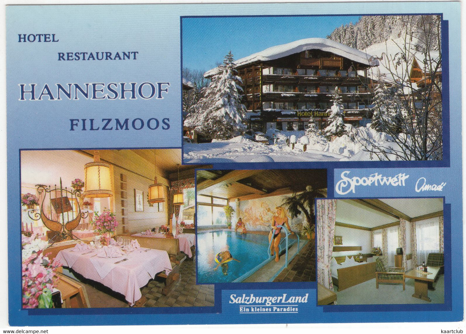 Filzmoos - Hotel-Restaurant 'Hanneshof' ***** - Apartements Raika-Priska - Sportwelt (Land Salzburg, Österreich/Austria) - Filzmoos