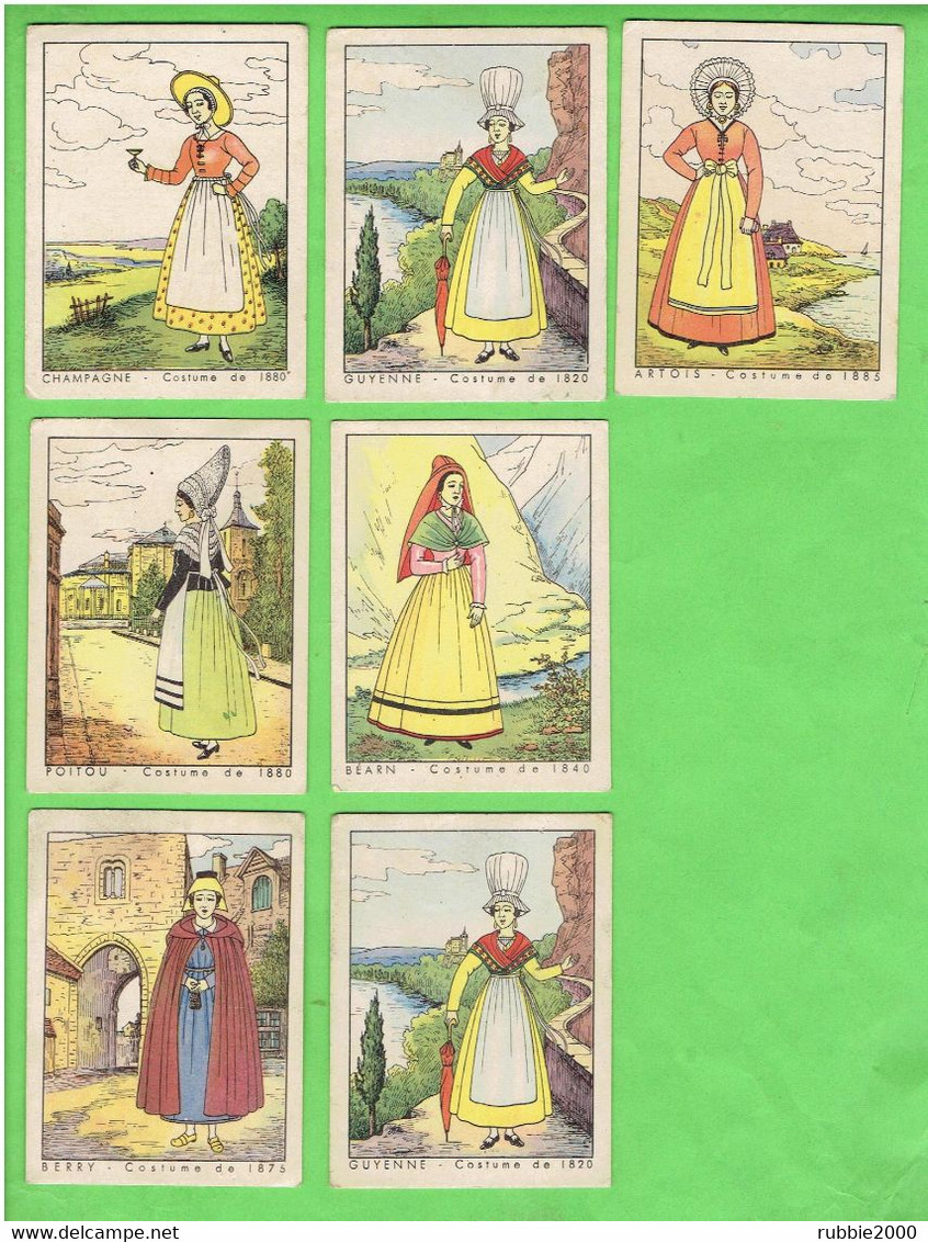 LOT 7 IMAGES BON POINT SCOLAIRE 1957 LE COSTUME FEMININ REGIONAL VILLE DE CLOYES 28 ECOLE PUBLIQUE DE FILLES - Autres & Non Classés