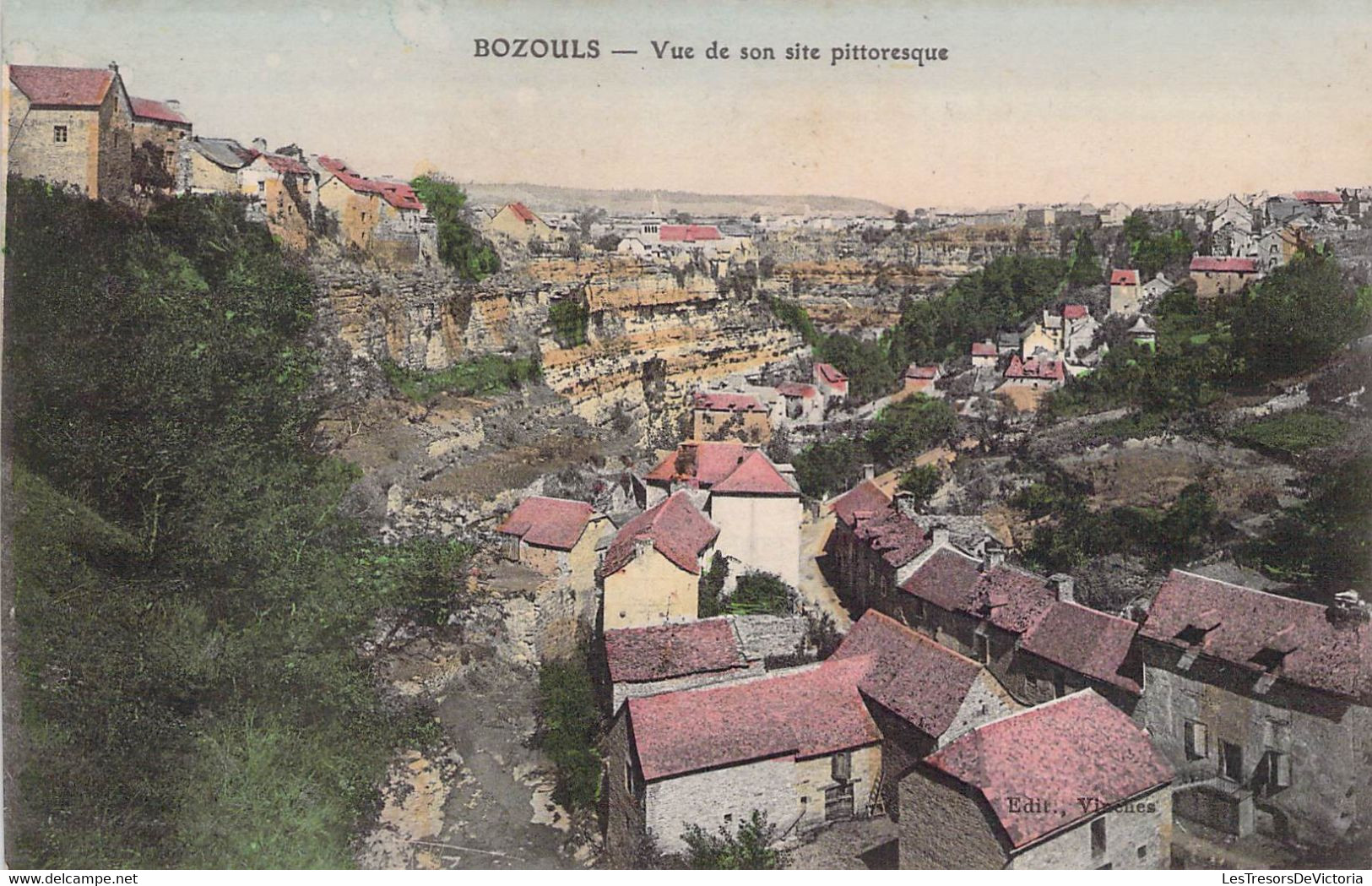 CPA - 12 - BOZOULS - Vue De Son Site Pittoresque - Colorisée - Bozouls