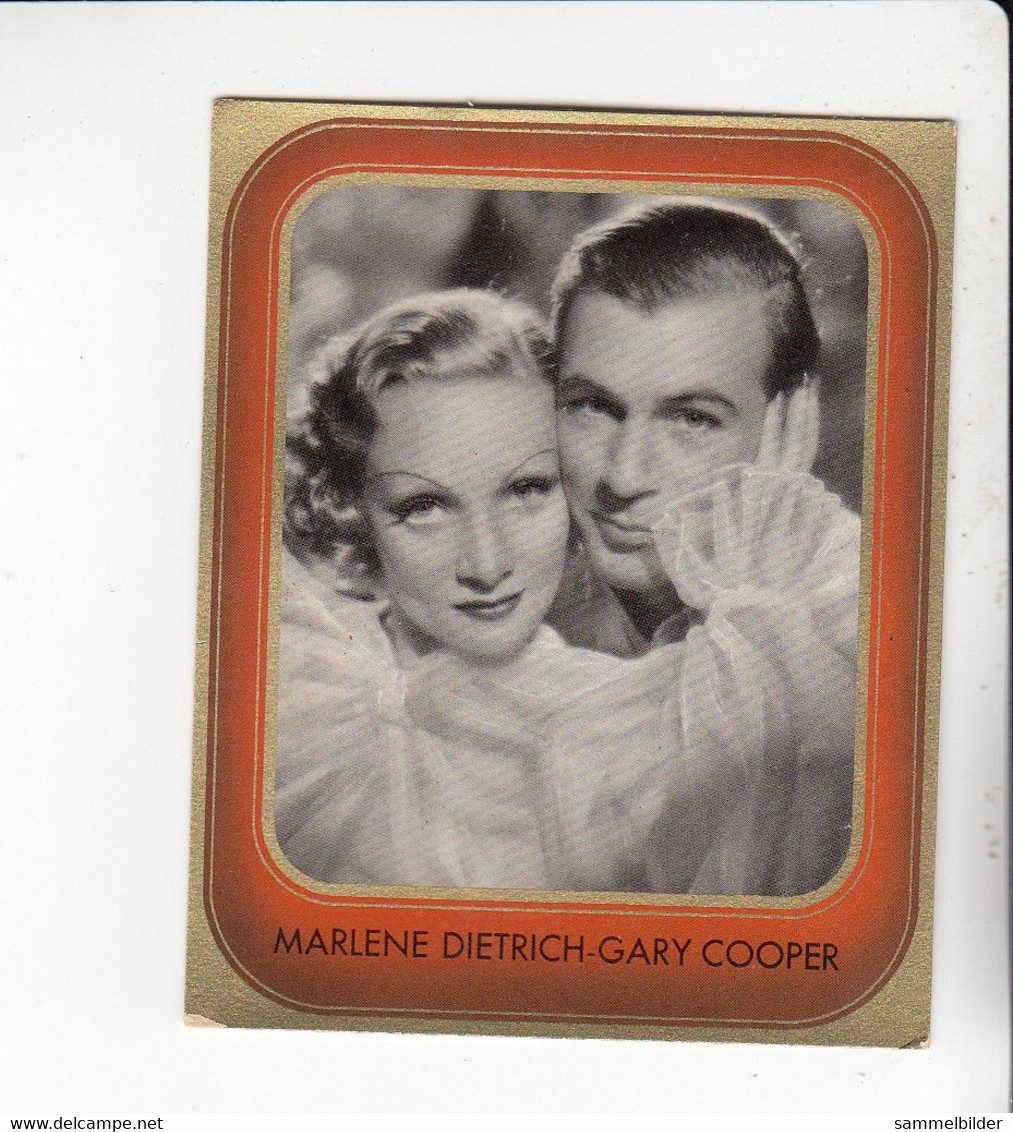 Bunte Filmbilder Vol I  Marlene Dietrich - Cary Cooper     Großbild Zigarettenindustrie #21 Von 1937 - Other Brands