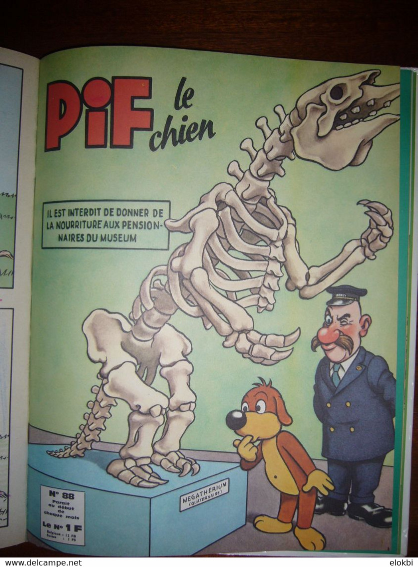 Les aventures de Pif le chien n°84 (3ème série) de février 1965 à n°89 de juillet 1965