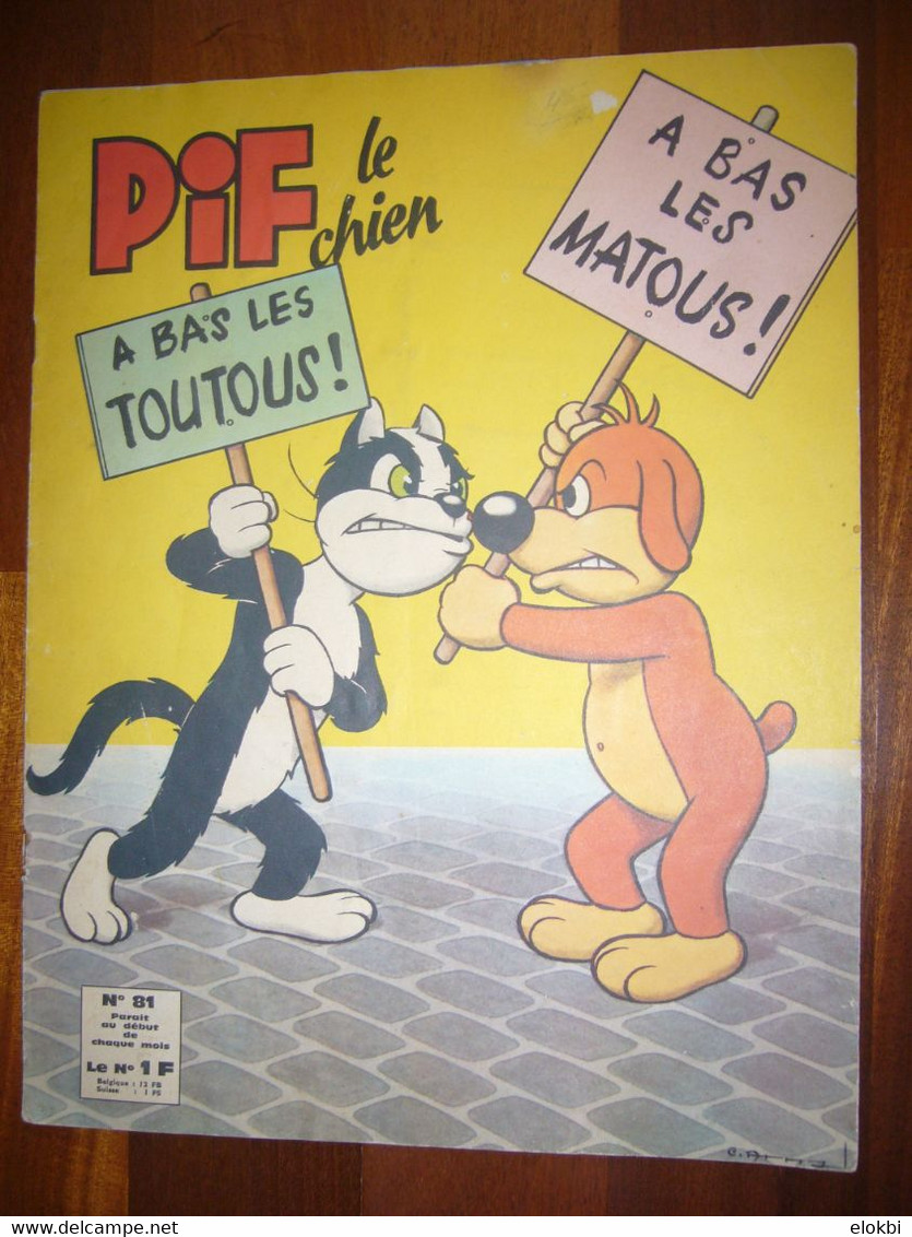 Les Aventures De Pif Le Chien N°81 (3ème Série) De Novembre 1964 - Pif - Autres