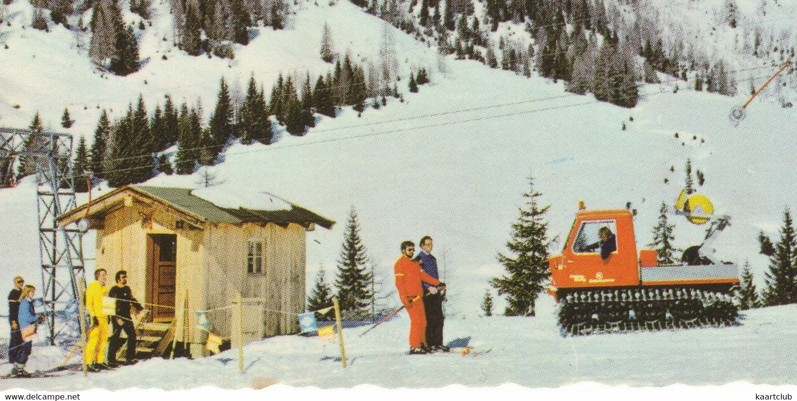 Oberhofalm Filzmoos - Schilift - PistenBully Snowcat - (Land Salzburg, Österreich/Austria) - Filzmoos