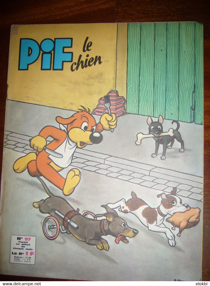 Les Aventures De Pif Le Chien N°97 (3ème Série) De Mars 1966 - Pif - Autres