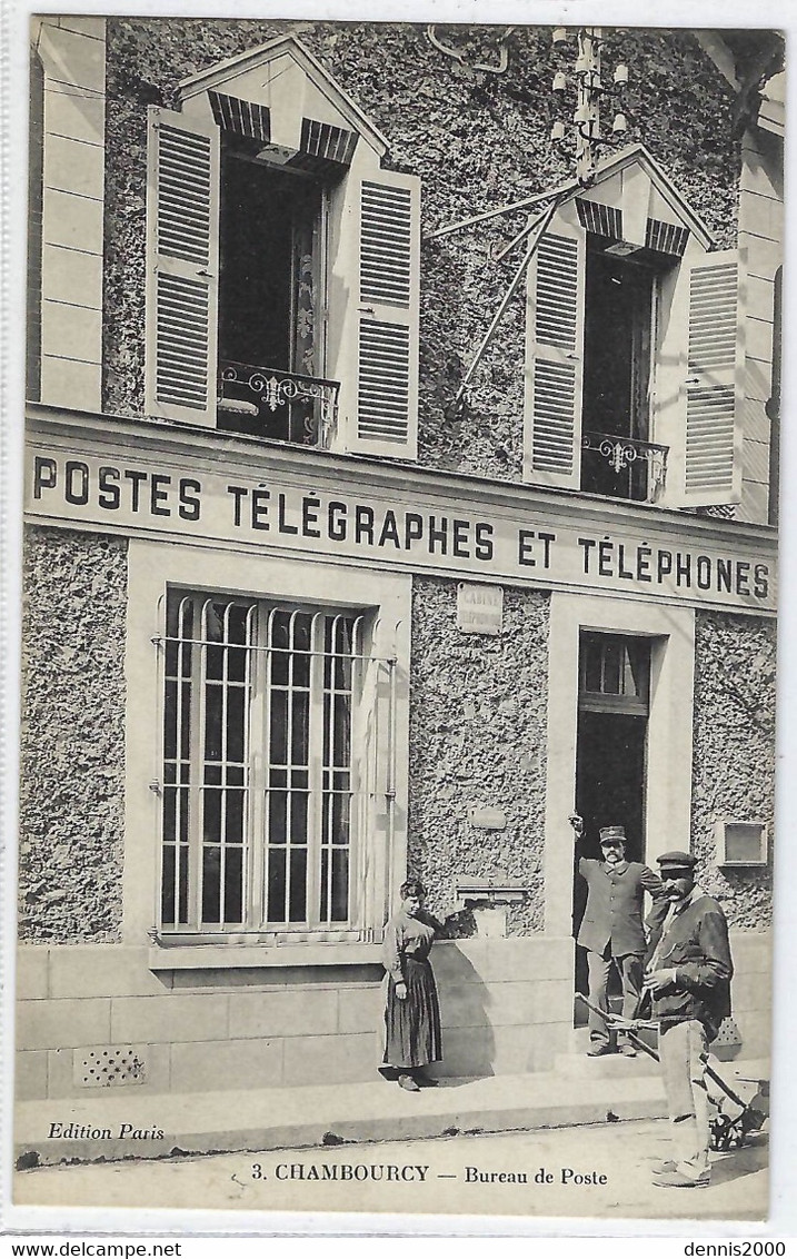 CHAMBOURCY (78) - POSTES TÉLÉGRAPHES ET TÉLÉPHONES - P. T. T. - Ed. Paris - Chambourcy