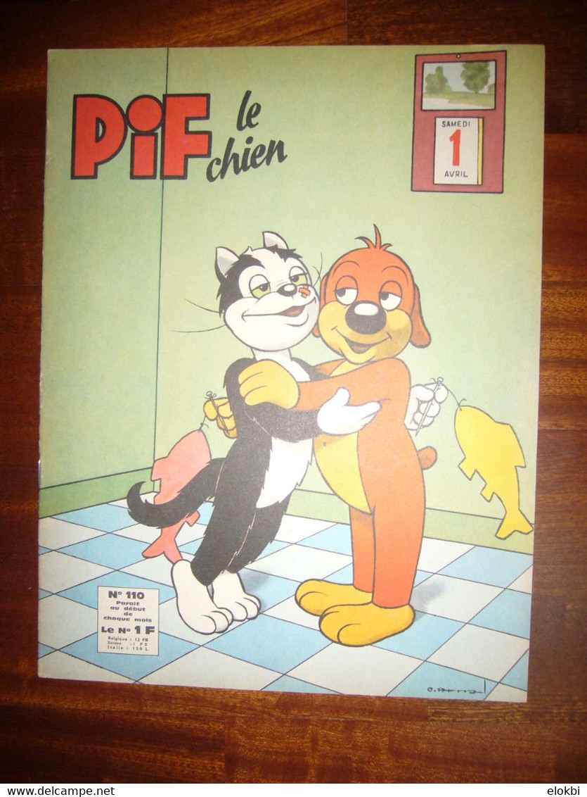 Les Aventures De Pif Le Chien N°110 (3ème Série) D’avril 1967 - Pif - Autres