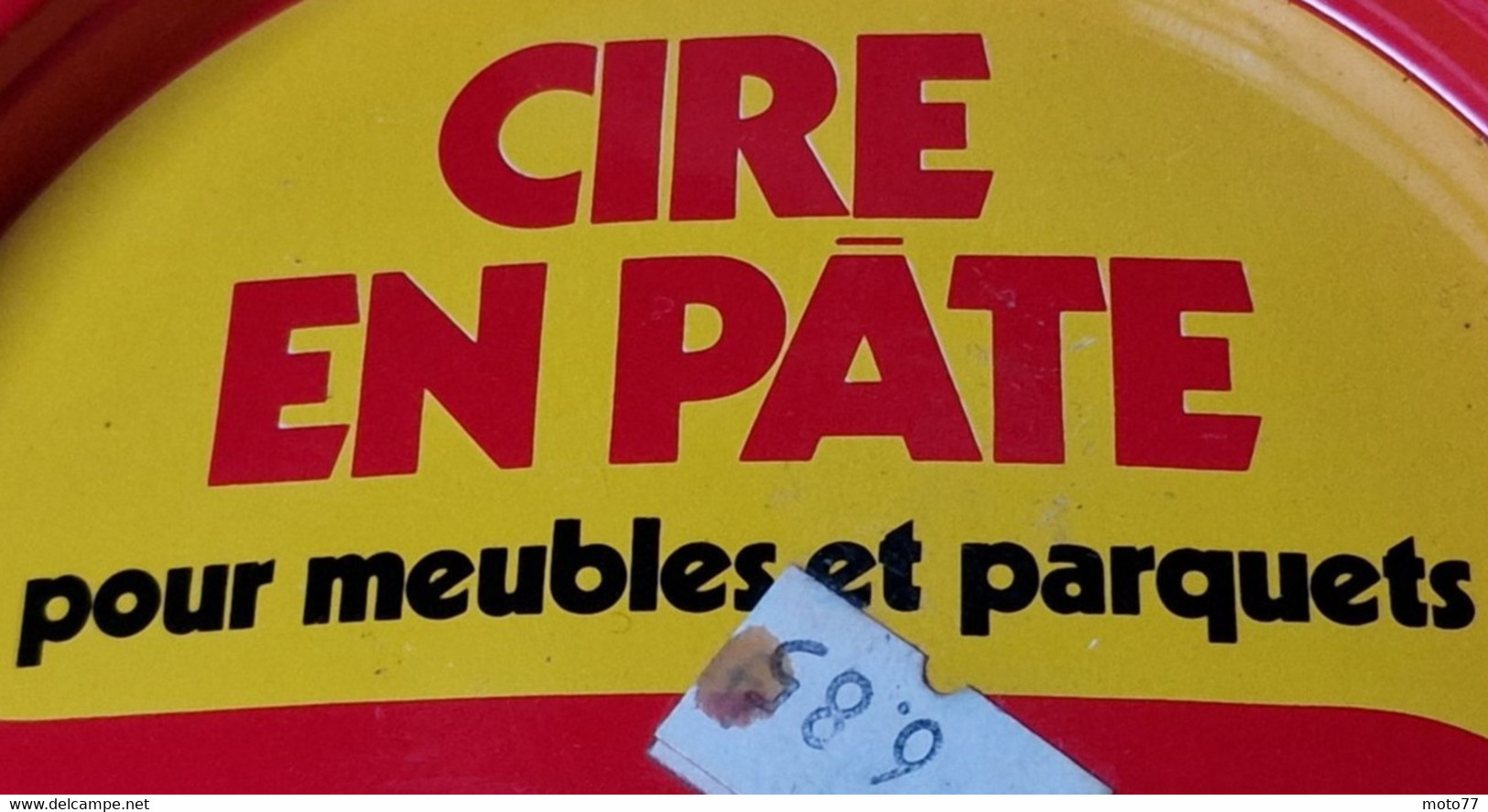 Superbe Ancienne BOITE Métal - Cire En Pâte SABRI - Magasin COOP - Publicité - Vers 1960 - Boîtes