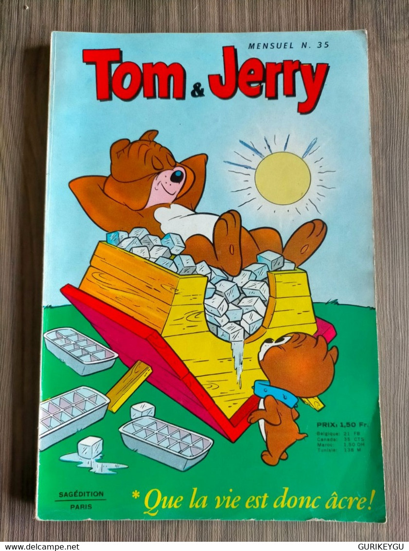 TOM Et JERRY  N° 35 SAGEDITION 01/07/1970 - Donald Duck