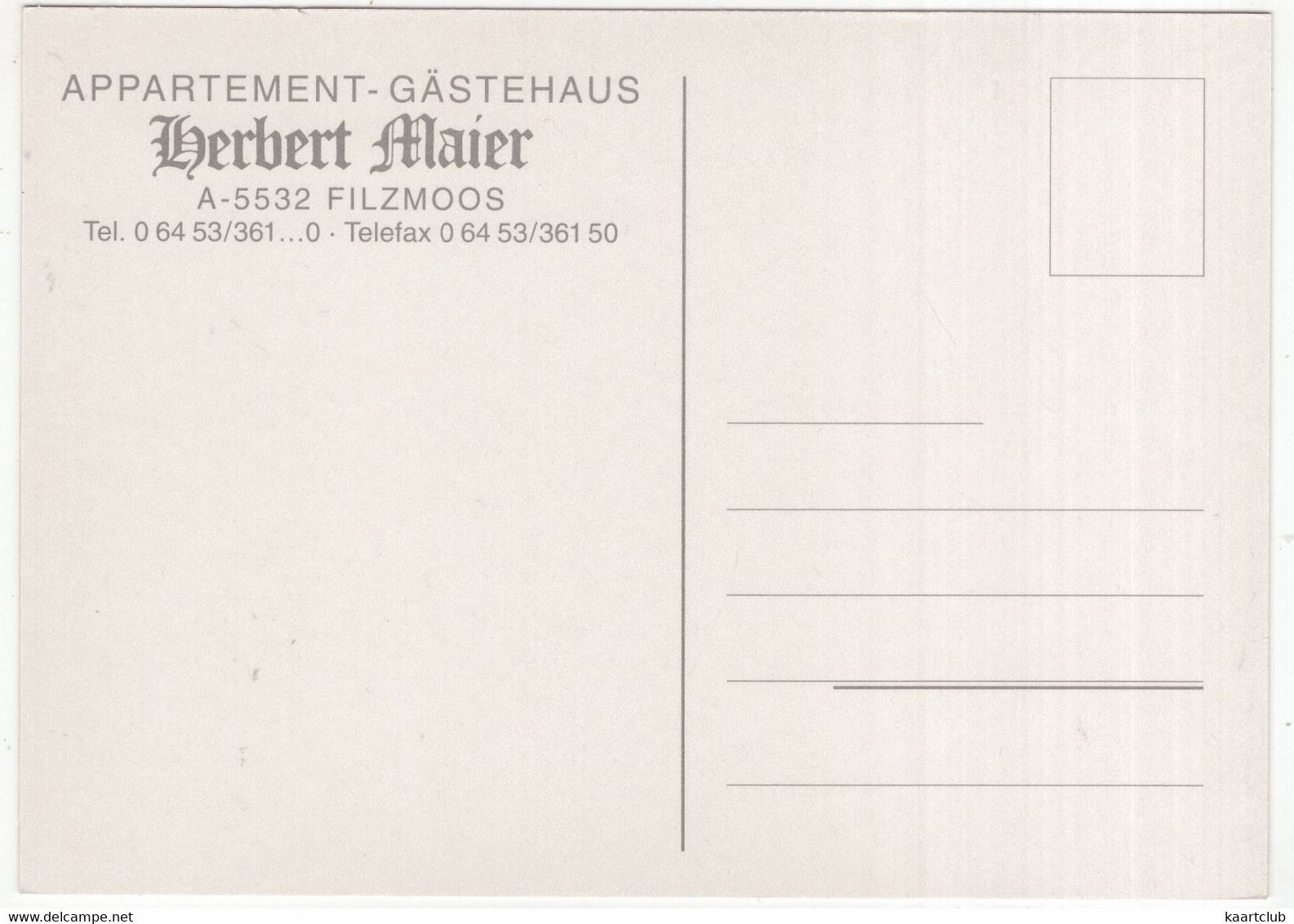 Appartement-Gästehaus 'Herbert Maier' - Filzmoos - (Land Salzburg, Österreich/Austria) - Filzmoos