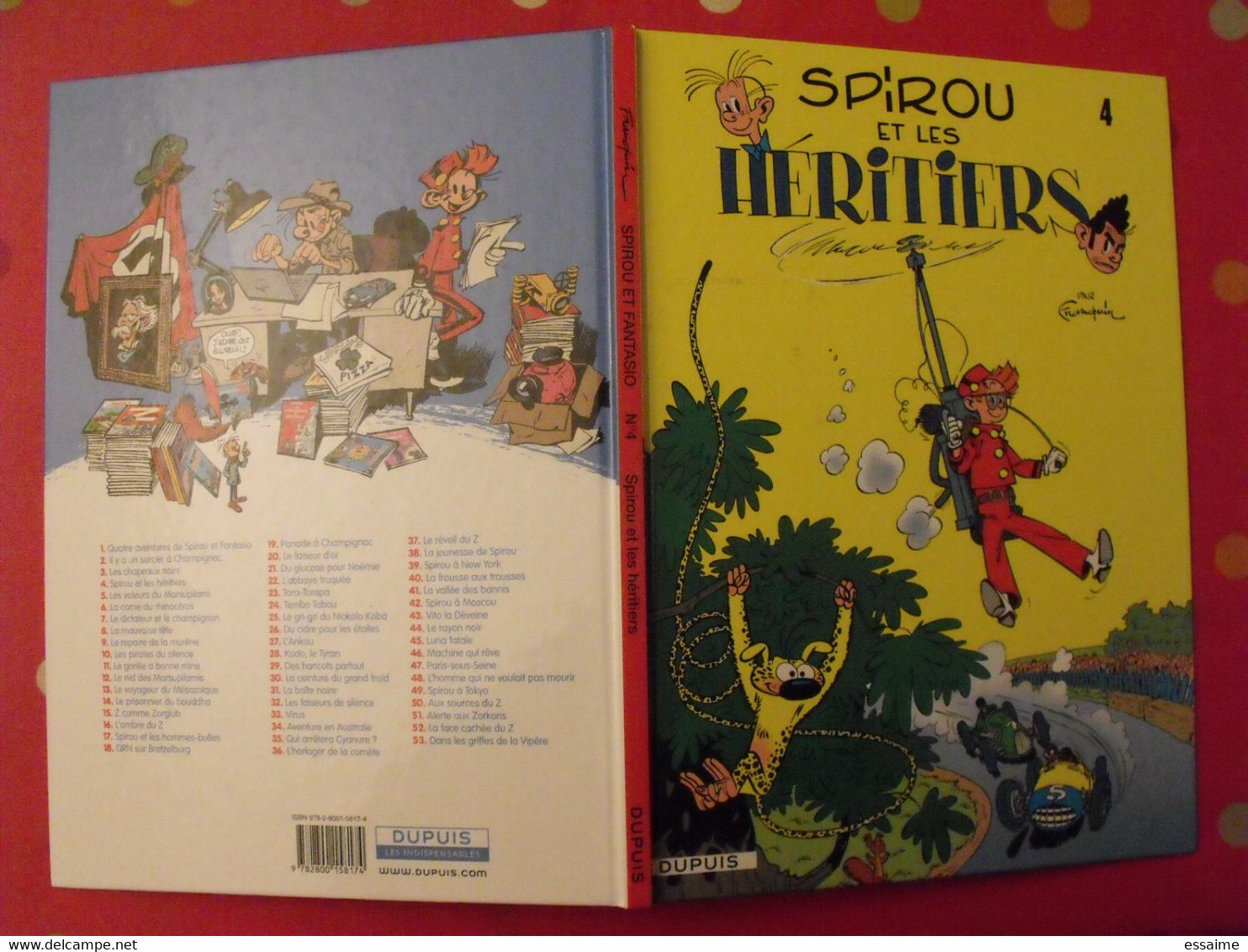 Spirou Et Fantasio. 4. Spirou Et Les Héritiers. Franquin. Dupuis 2013 - Spirou Et Fantasio