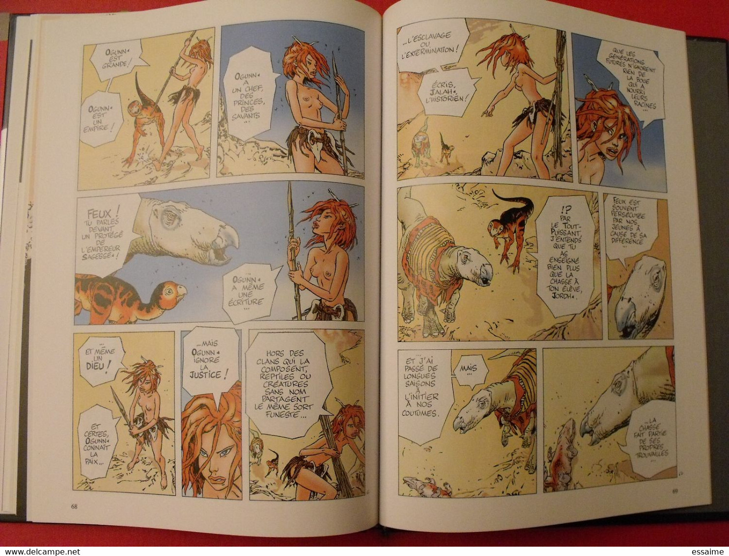 Feux. 1. Fille Des Reptiles. Tome, Hardy. Dargaud 2005 + Marque Page - Altri & Non Classificati