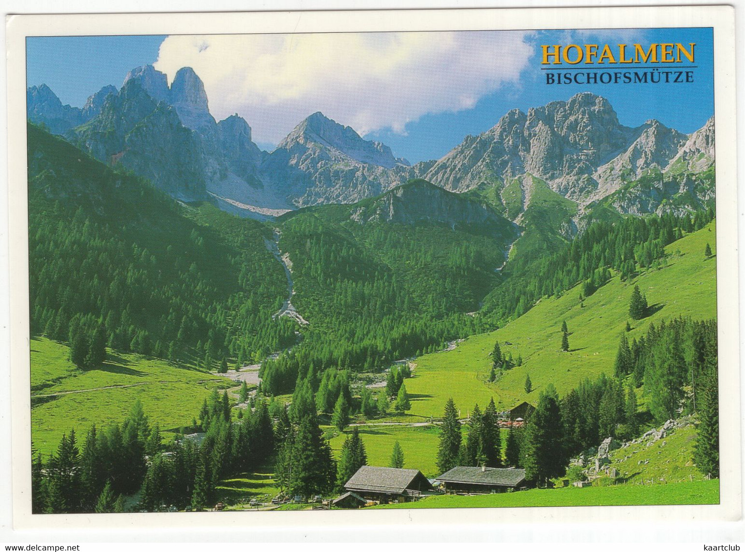 Hofalmen - Bischofsmütze - Filzmoos - (Land Salzburg, Österreich/Austria) - Filzmoos