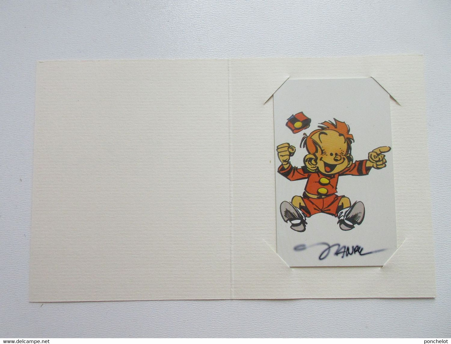 BD  LE PETIT SPIROU Carte Plastique JANRY ET TOME HORIZON N/S 8/70 - Illustrateurs J - L