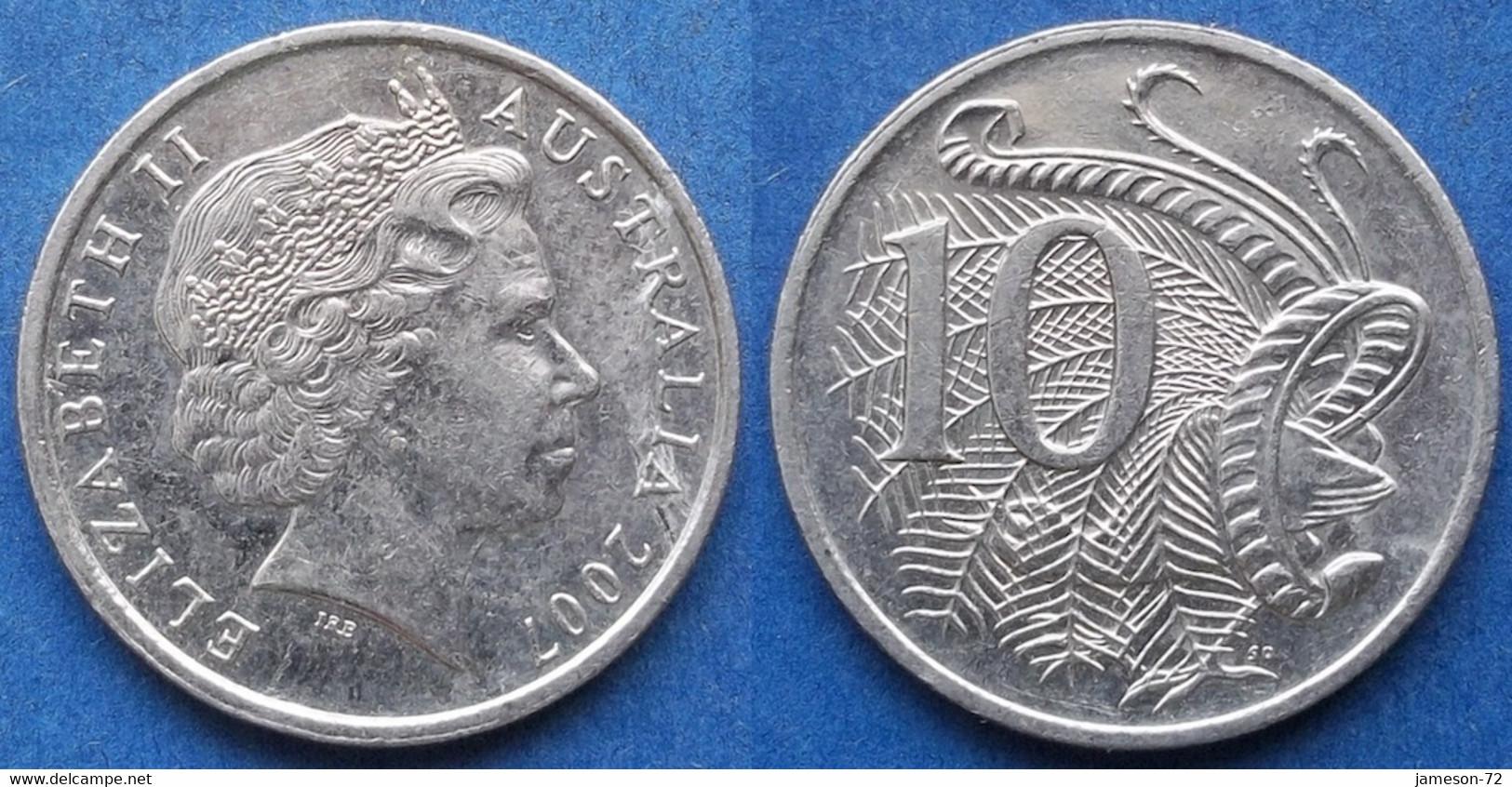 AUSTRALIA - 10 Cents 2007 "lyrebird" KM# 402 Elizabeth II Decimal Coinage (1971-2022) - Edelweiss Coins - 10 Cents