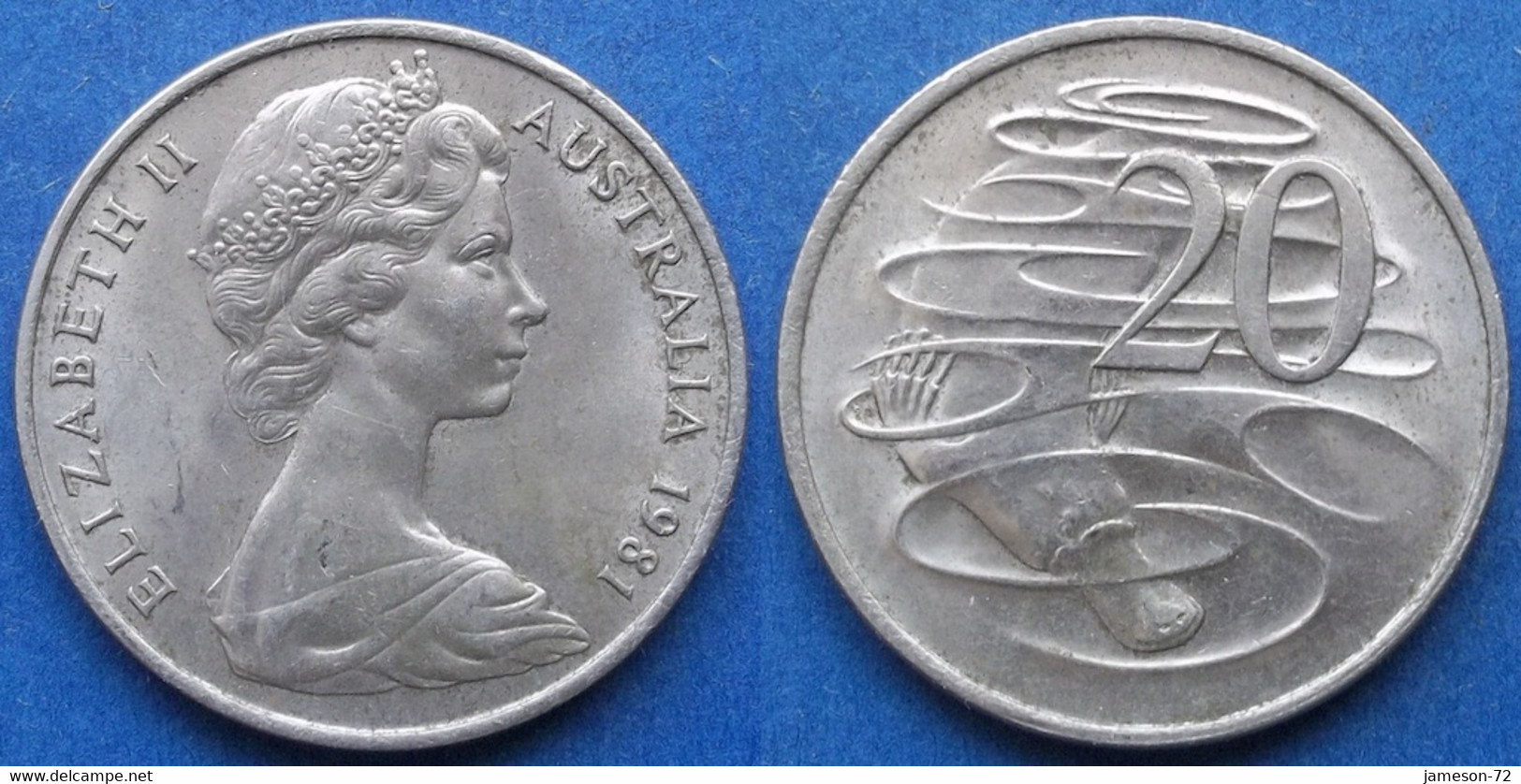 AUSTRALIA - 20 Cents 1981 "duckbill Platypus" KM# 66 Elizabeth II Decimal Coinage (1971-2022) - Edelweiss Coins - 20 Cents