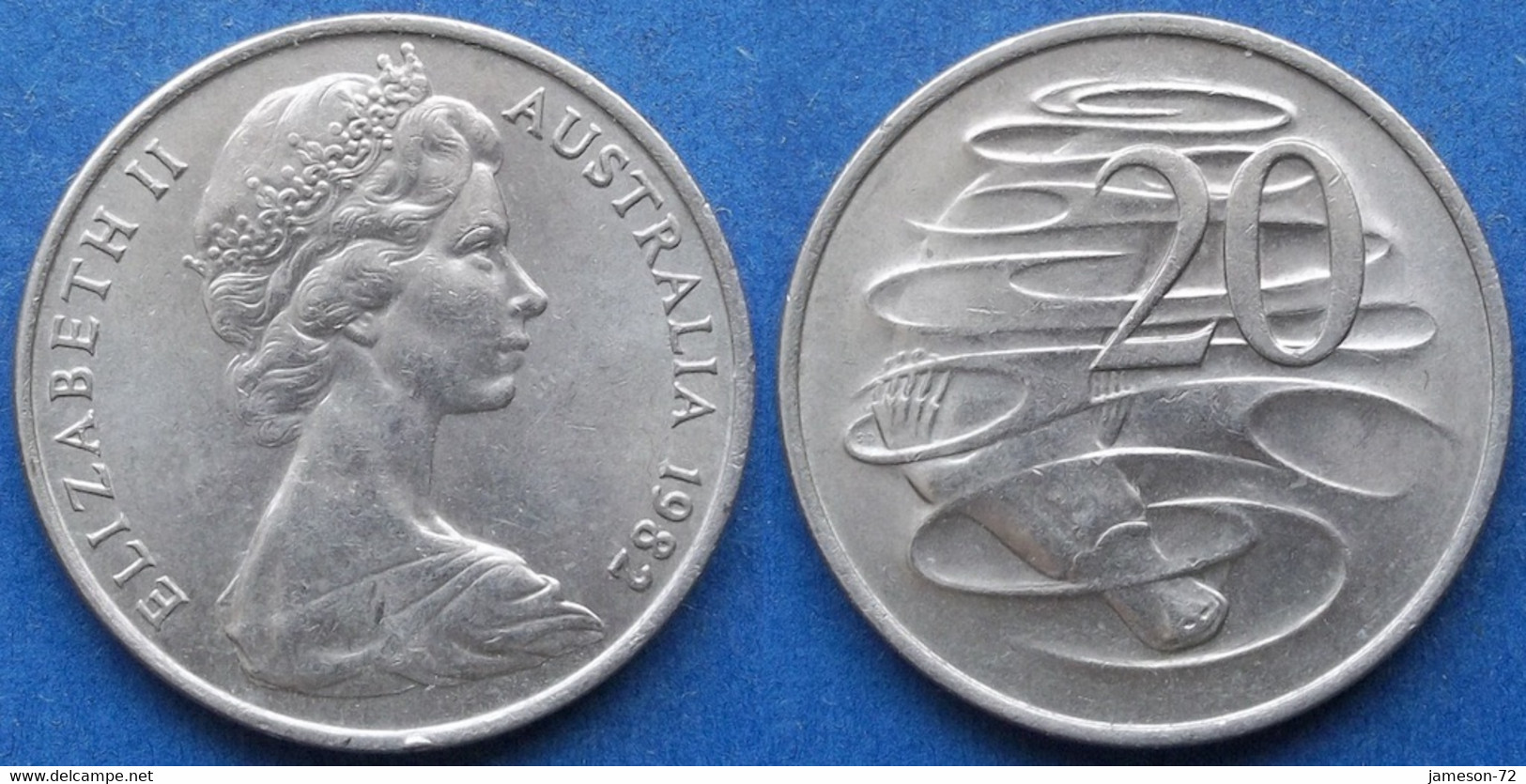 AUSTRALIA - 20 Cents 1982 "duckbill Platypus" KM# 66 Elizabeth II Decimal Coinage (1971-2022) - Edelweiss Coins - 20 Cents