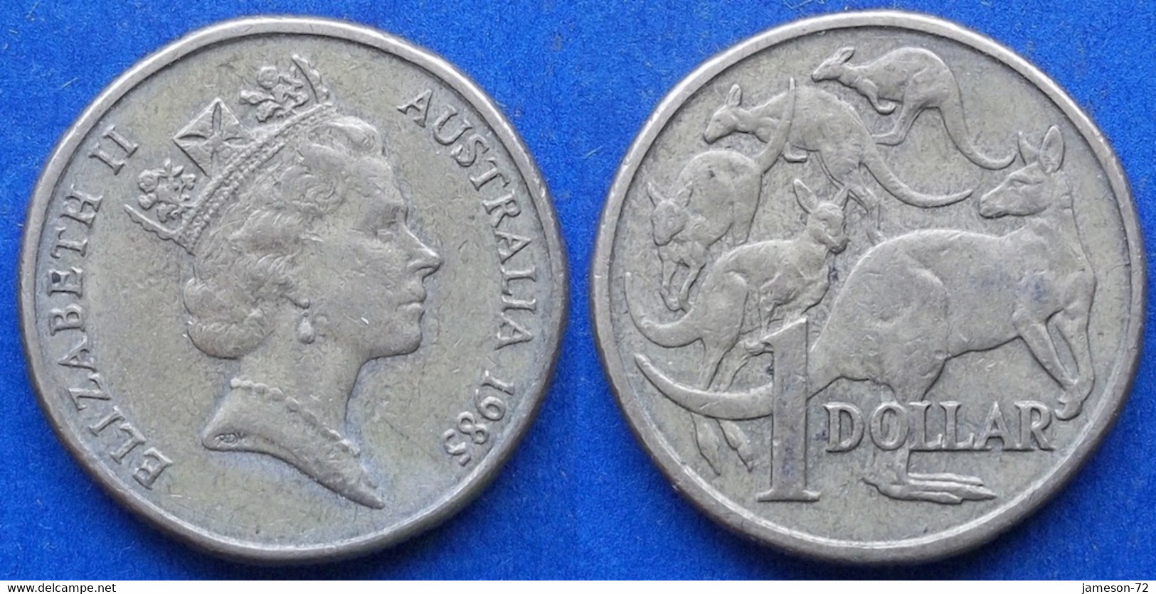 AUSTRALIA - 1 Dollar 1985 "5 Kangaroos" KM# 84 Elizabeth II Decimal Coinage (1971-2022) - Edelweiss Coins - Dollar