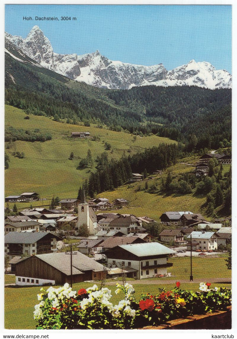 Filzmoos, 1057 M - Bischofsmütze - Hoh. Dachstein, 3004 M - (Land Salzburg, Österreich/Austria) - Filzmoos