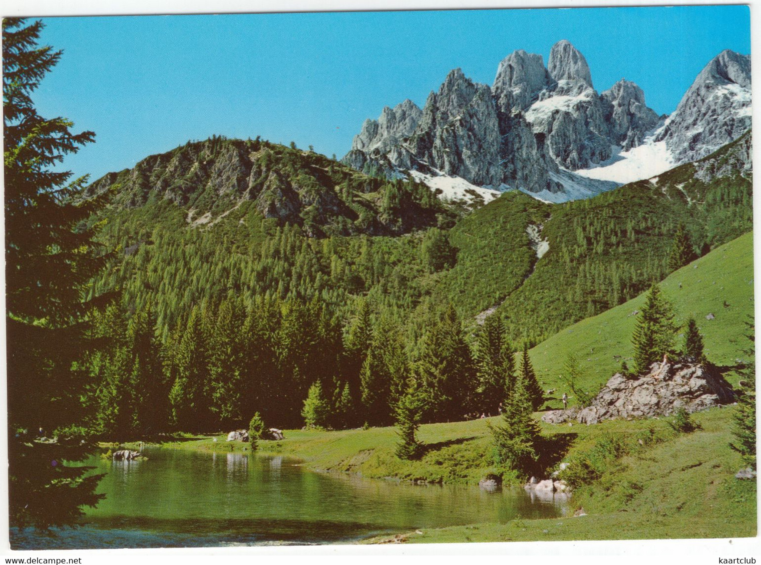 Filzmoos - Almsee Mit Bischofsmütze Neben Der Unterhofalm, 1300 M Seehöhe - (Land Salzburg, Österreich/Austria) - Filzmoos