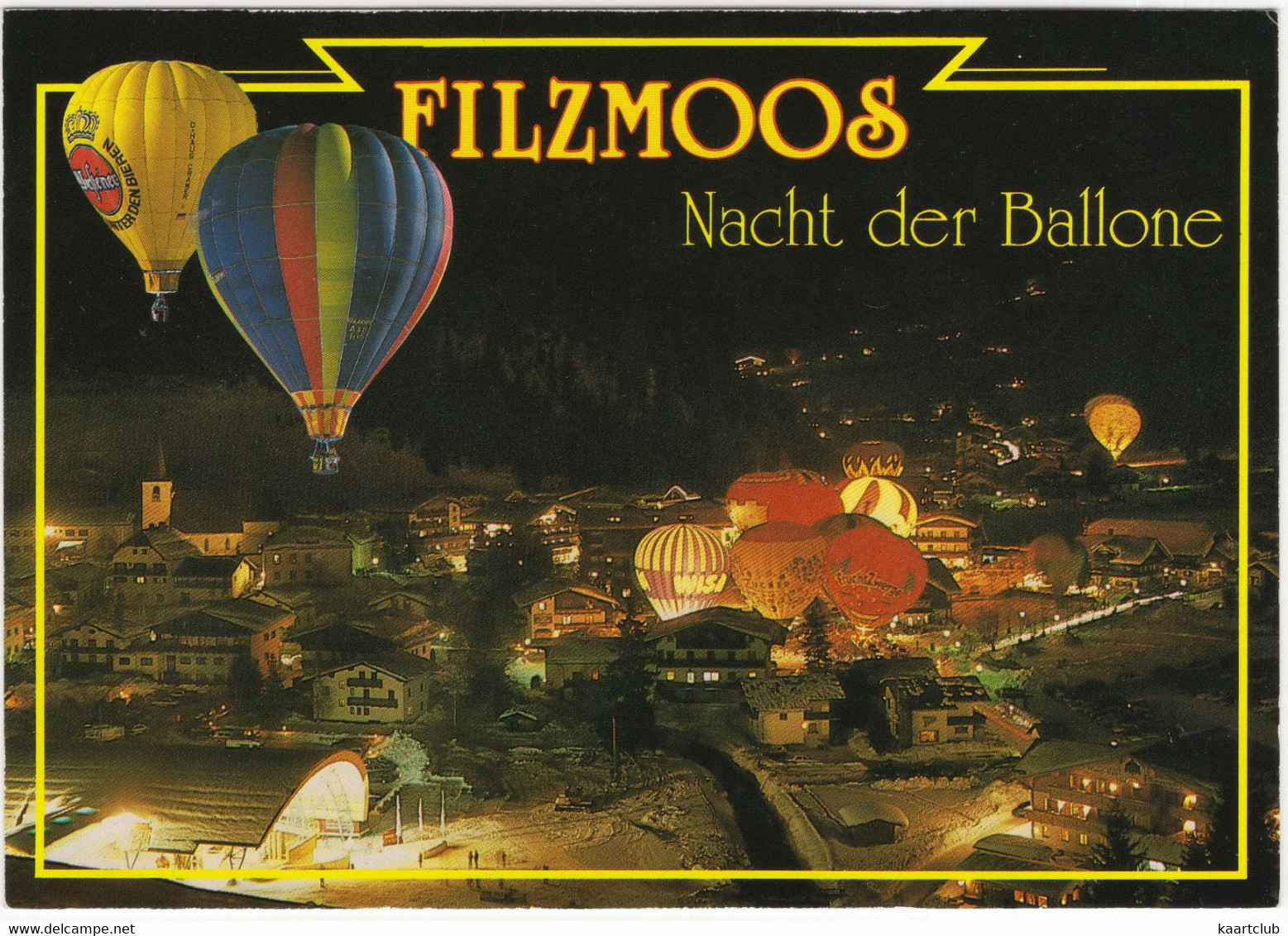 Filzmoos - Nacht Der Ballone - (Land Salzburg, Österreich/Austria) - Hot Air Balloon / Montgolfière / Heteluchtballon - Filzmoos