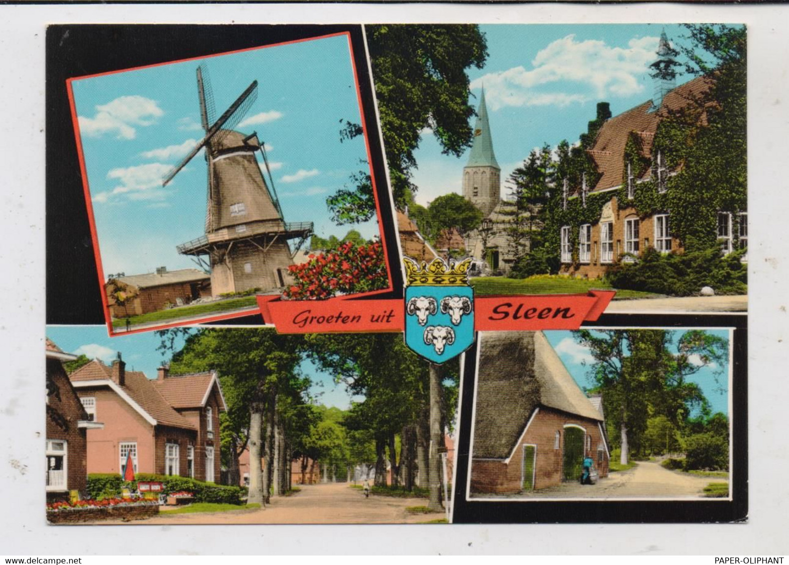 DRENTHE - SLEEN, Multi-view, Molen - Coevorden