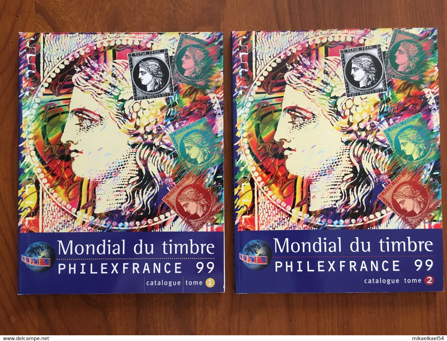 MONDIAL DU TIMBRE PHILEXFRANCE 99, Catalogue - Tomes 1 Et 2 - Expositions Philatéliques