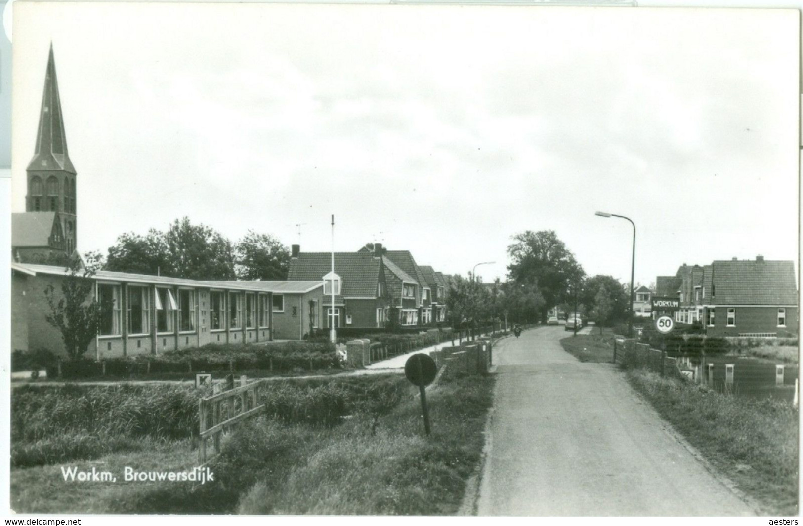 Workum; Brouwersdijk - Niet Gelopen. (Noorderbazar - Workum) - Workum