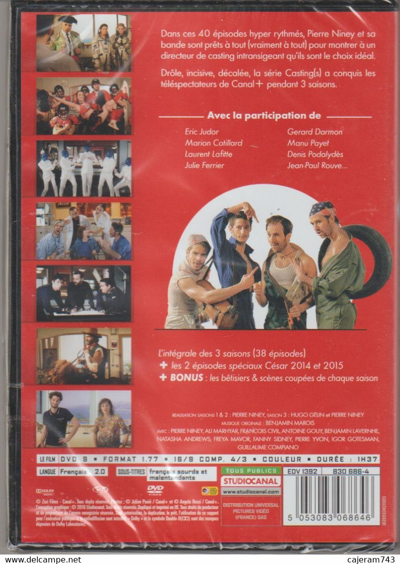 DVD. CASTING S. Eric JUDOR - Gérard DARMON - Marion COTILLARD - Manut PAYET - Jean-Paul ROUVE -  NEUF Sous Cellophane - Komedie