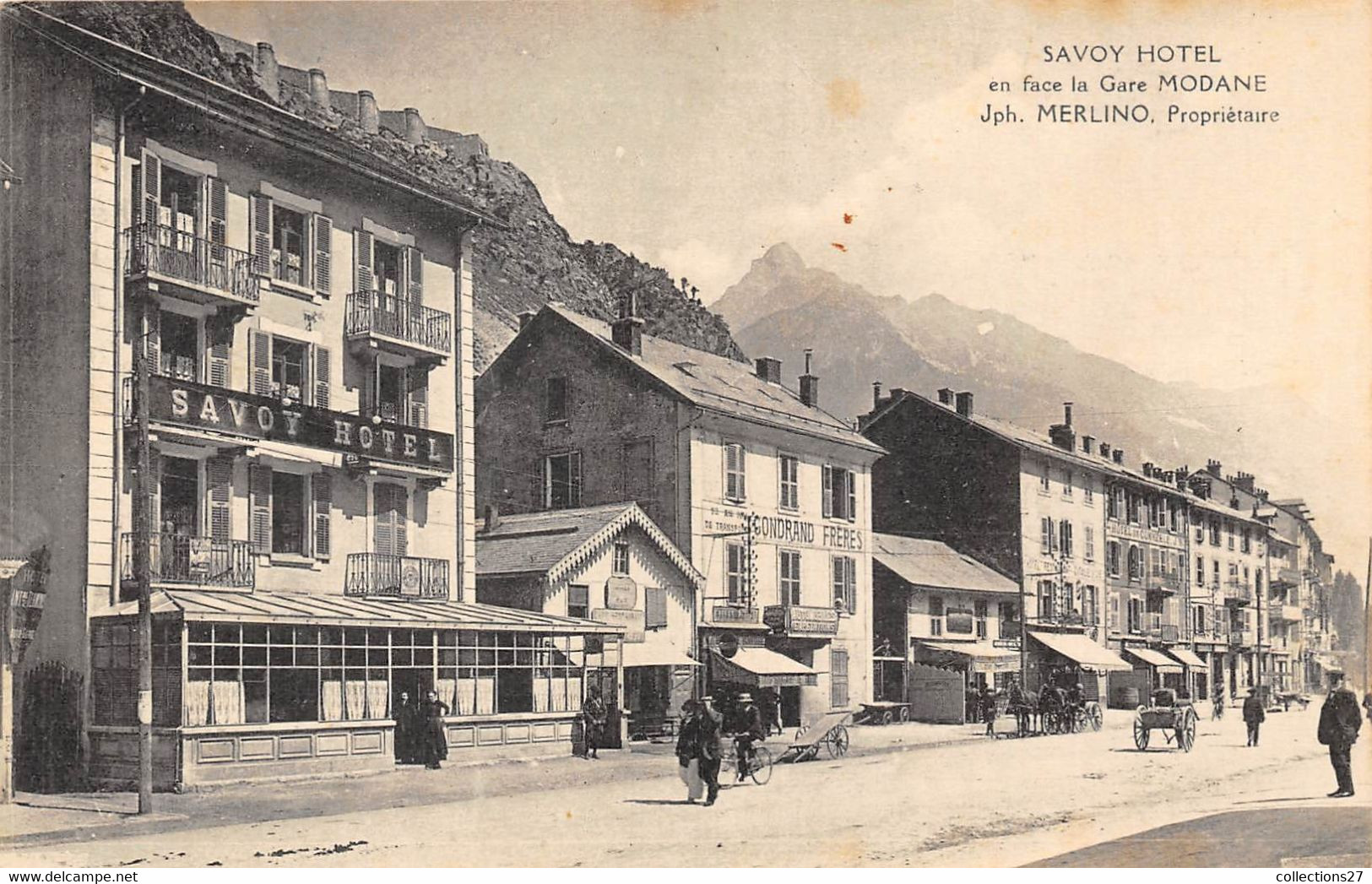 73-MODANE- SOVOY-HÔTEL EN FACE DE LA GARE MODANE - Modane