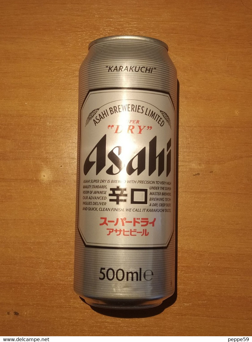 Lattina Italia - Birra Asahi  - 50cl -  ( Vuota ) - Blikken