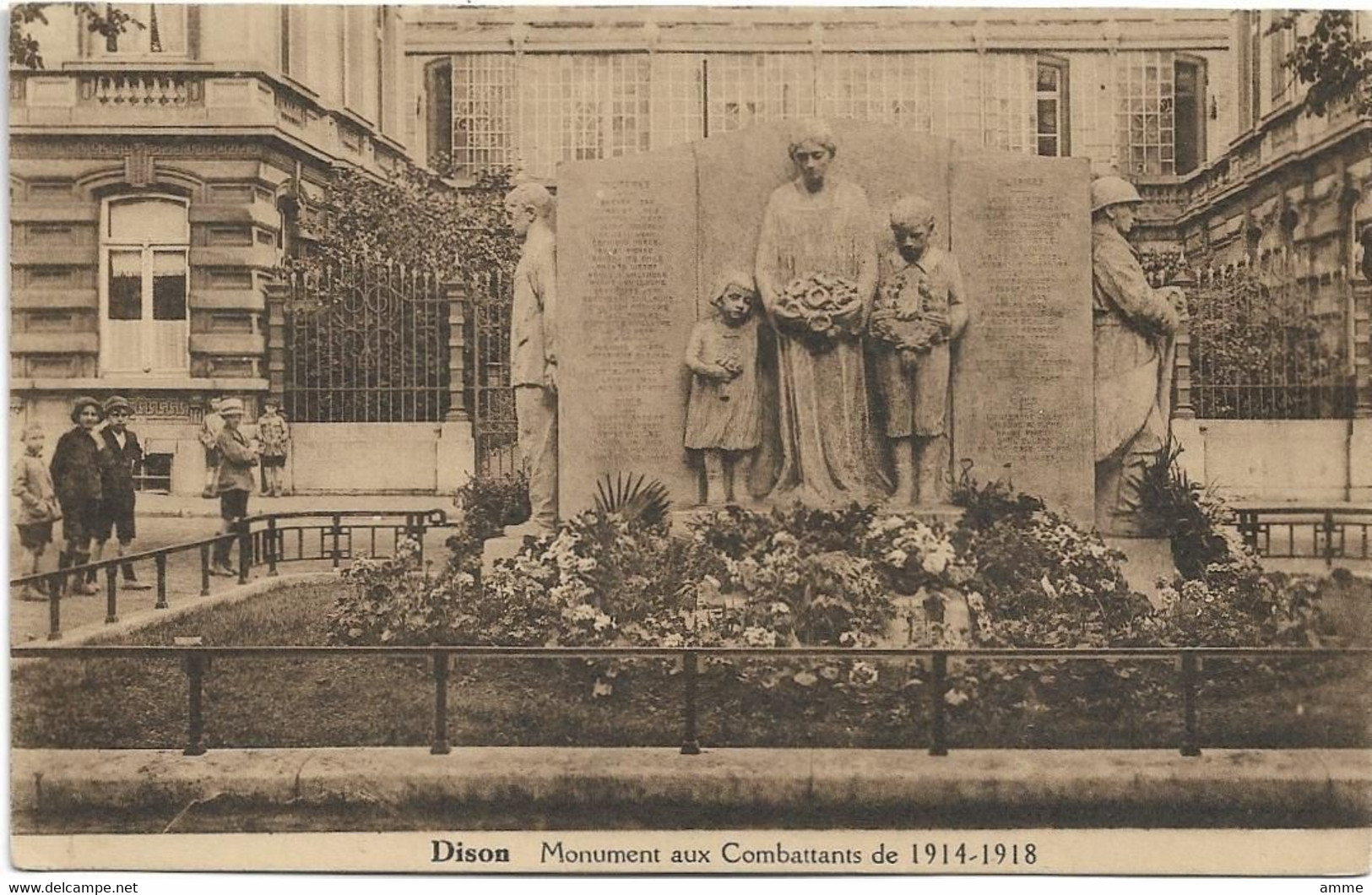 Dison   *  Monument Aux Combattants 1914-1918 - Dison