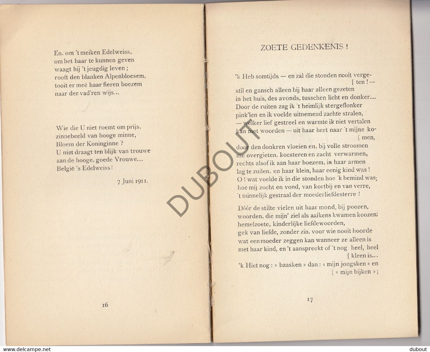 Loksbergen/Halen/Diest - Verzen Om Voor Te Dragen - Pastoor A. Cuppens - Druk Pulinckx-Lambrechts, Diest (V1829) - Poesía