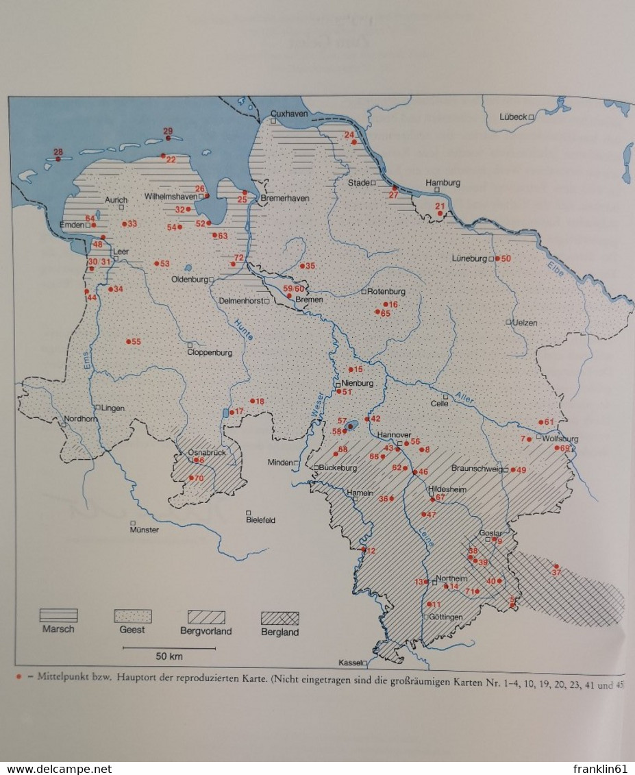 Niedersachsen In Alten Karten. - Wereldkaarten