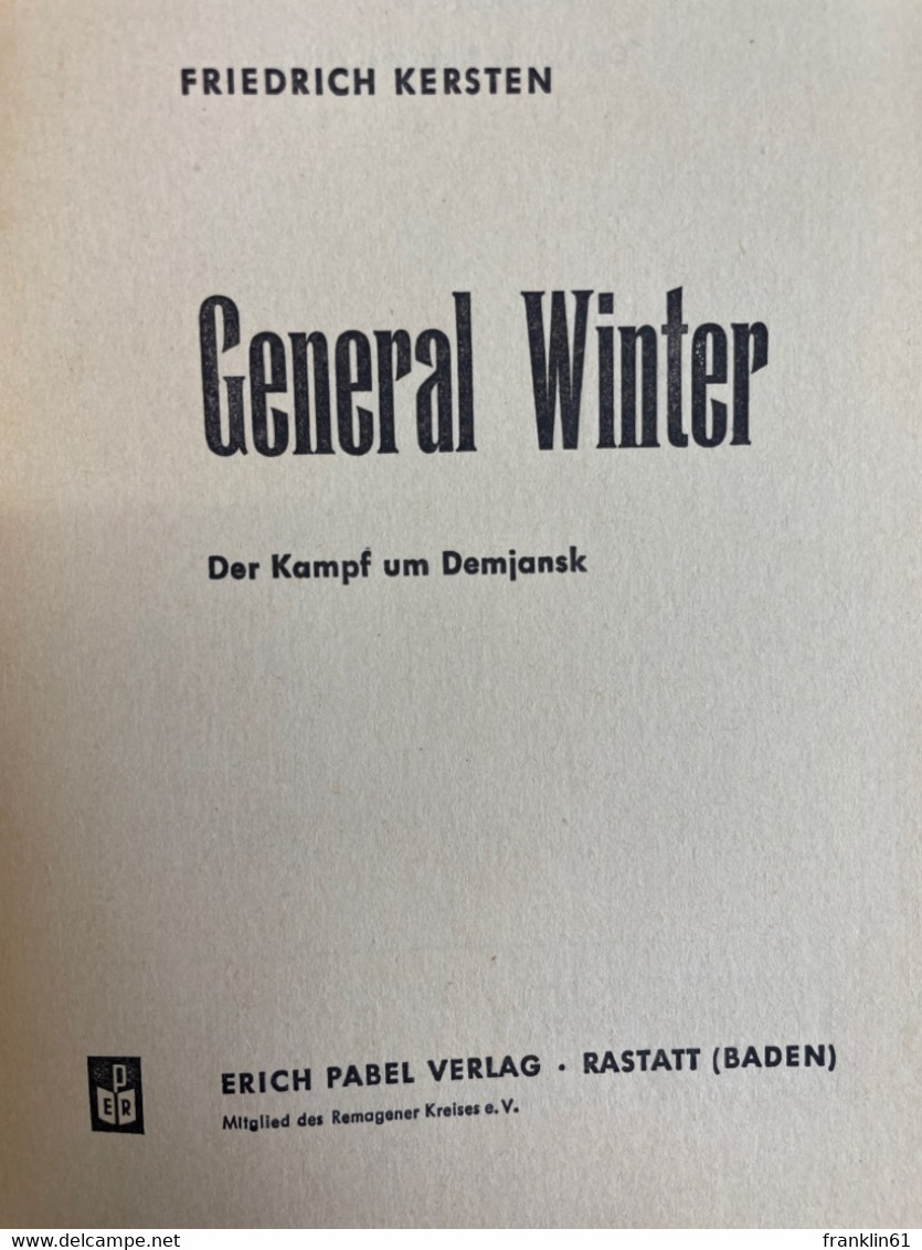 General Winter, Der Landser Grossband - Nr. 20. - Police & Military