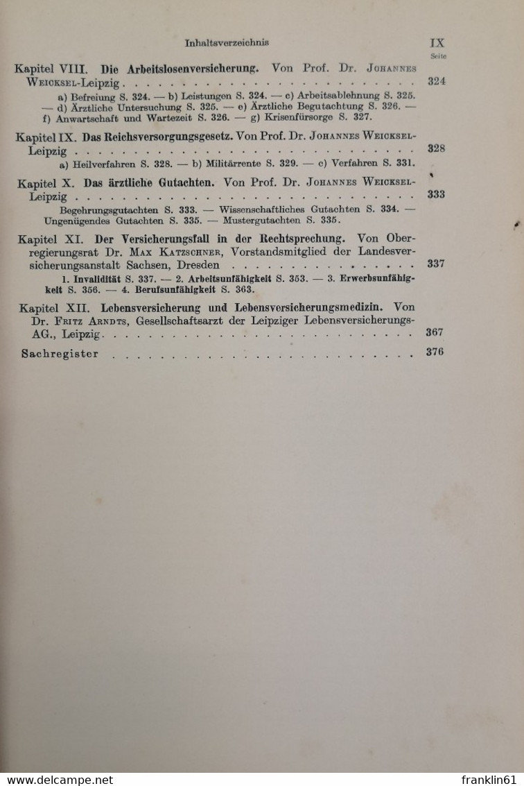 Grundriss Der Sozialen Medizin. Mit 21 Abbildungen Und 102 Tabellen. - Gezondheid & Medicijnen