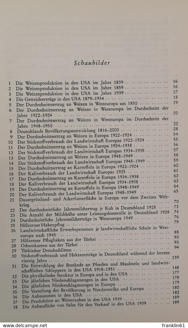 Brot für ganz Europa. Grundlagen und Entwicklungsmöglichkeiten der europäischen Landwirtschaft.