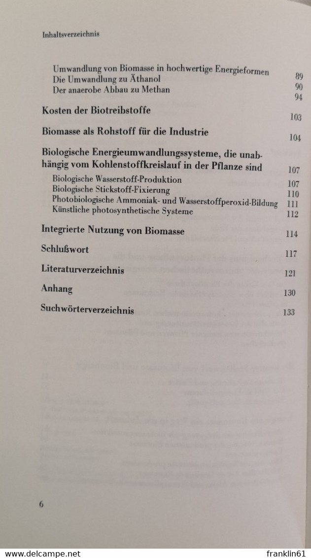 Biomasse.  So Entsteht Bioenergie. - Léxicos