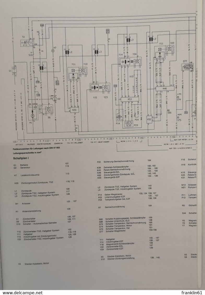 Reparaturanleitung 898/899. Opel Kadett E, Diesel - Techniek