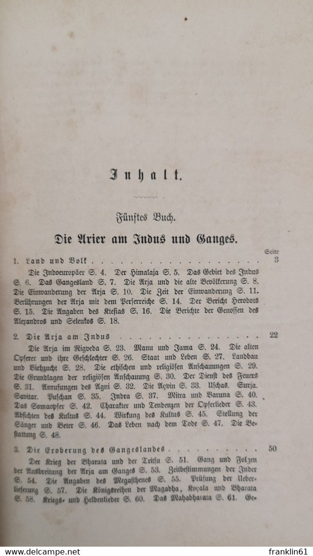 Geschichte Des Alterthums. Dritter Band. - Léxicos