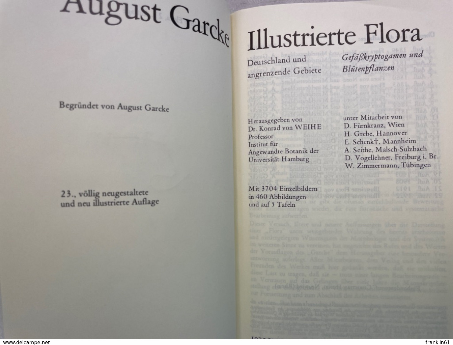 Illustrierte Flora : Deutschland U. Angrenzende Gebiete; Gefässkryptogamen U. Blütenpflanzen. - Animales