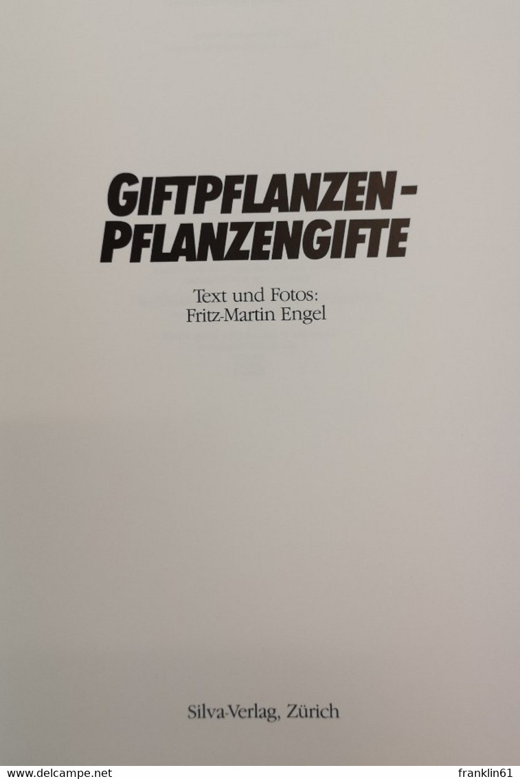 Giftpflanzen - Pflanzengifte - Léxicos