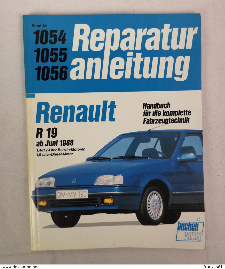 Reparaturanleitung; Teil: Bd.-Nr. 1054/1055/1056. - Technique