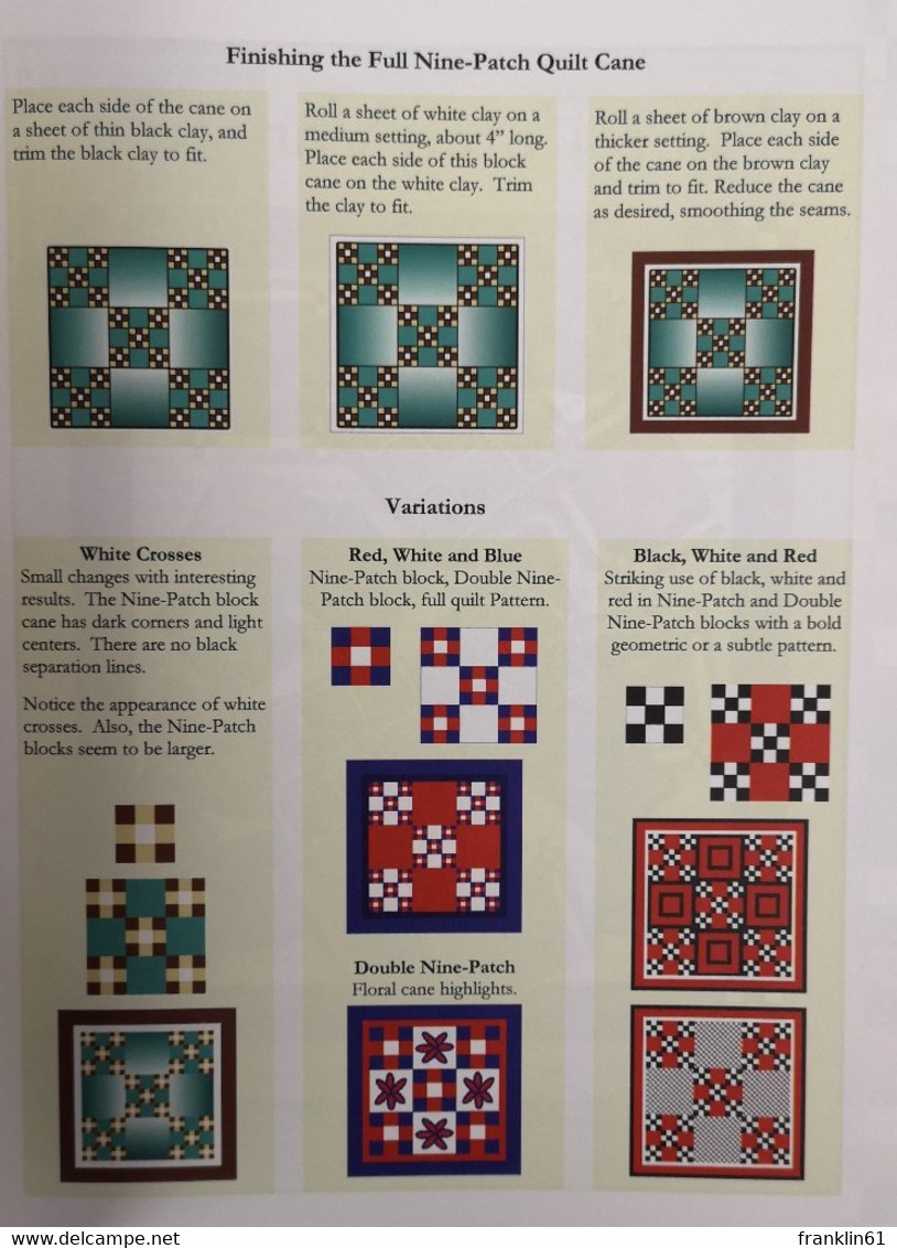 Adapting Quilt Patterns To Polymer Clay. - Autres & Non Classés